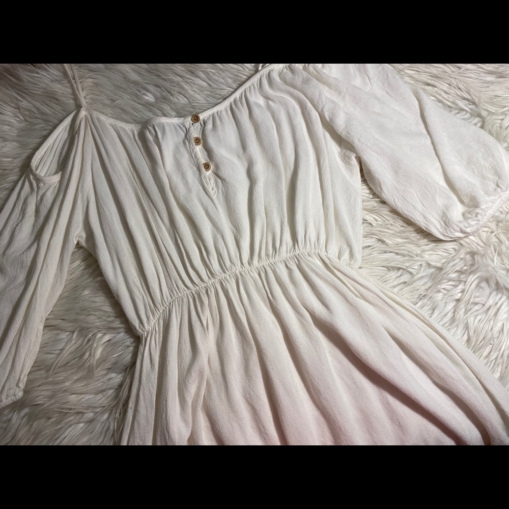Cream Colored Mini Dress